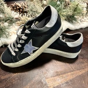 Golden Goose Hi Star Black/Silver, size 37